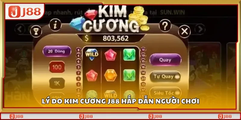 Lý do kim cương J88 hấp dẫn người chơi