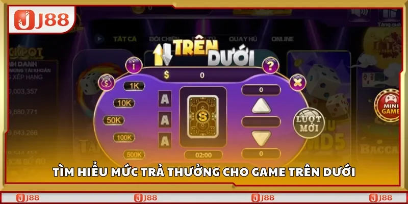 Tìm hiểu mức trả thưởng cho game trên dưới